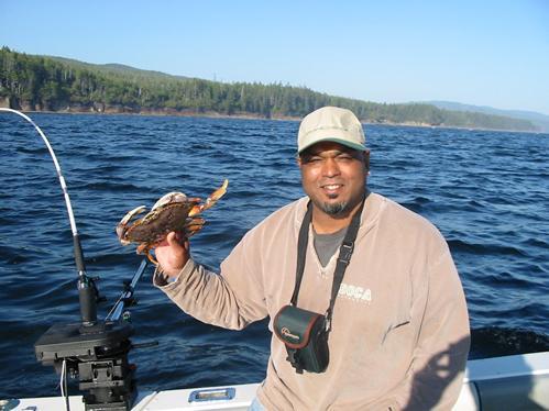 While out on your D&D Fishing Charter, the crab traps are set to catch Dungeness and Red Rock crab.